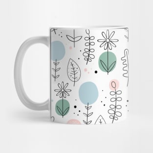 Minimalist flowers Mug